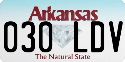 AR license plate 030LDV