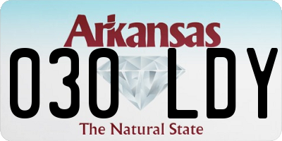 AR license plate 030LDY
