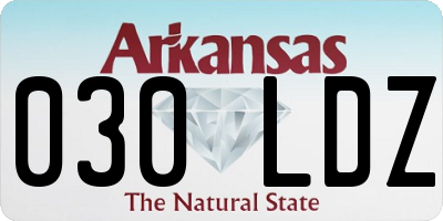 AR license plate 030LDZ