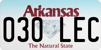 AR license plate 030LEC