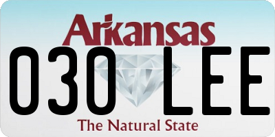 AR license plate 030LEE
