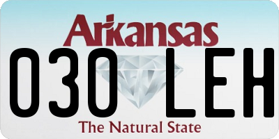 AR license plate 030LEH