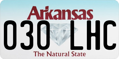 AR license plate 030LHC