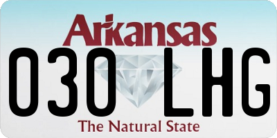 AR license plate 030LHG