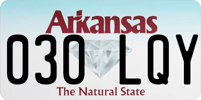 AR license plate 030LQY