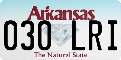 AR license plate 030LRI