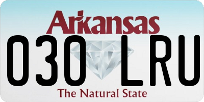 AR license plate 030LRU