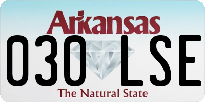 AR license plate 030LSE