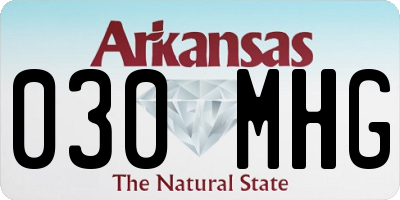 AR license plate 030MHG