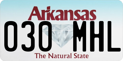 AR license plate 030MHL