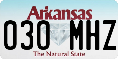 AR license plate 030MHZ