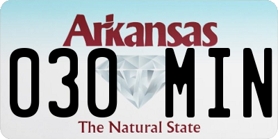 AR license plate 030MIN