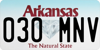 AR license plate 030MNV