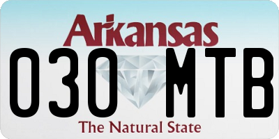AR license plate 030MTB