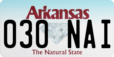 AR license plate 030NAI