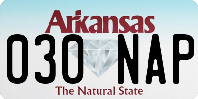 AR license plate 030NAP