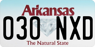 AR license plate 030NXD