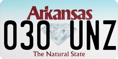 AR license plate 030UNZ