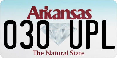 AR license plate 030UPL