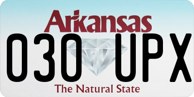 AR license plate 030UPX
