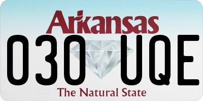 AR license plate 030UQE