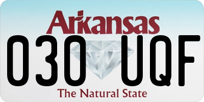 AR license plate 030UQF