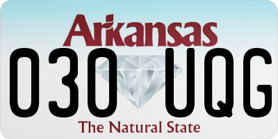 AR license plate 030UQG
