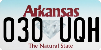 AR license plate 030UQH