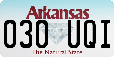 AR license plate 030UQI