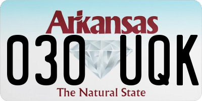AR license plate 030UQK