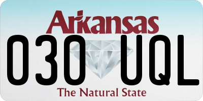 AR license plate 030UQL
