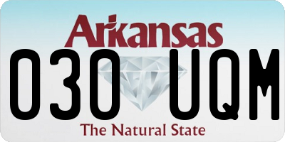 AR license plate 030UQM