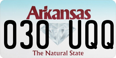 AR license plate 030UQQ