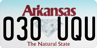 AR license plate 030UQU