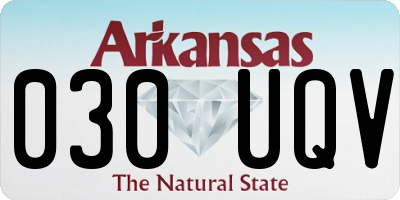 AR license plate 030UQV