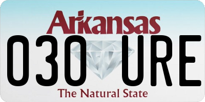 AR license plate 030URE