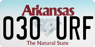 AR license plate 030URF
