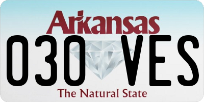 AR license plate 030VES