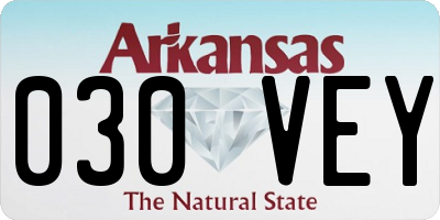 AR license plate 030VEY