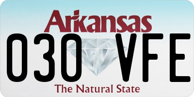 AR license plate 030VFE