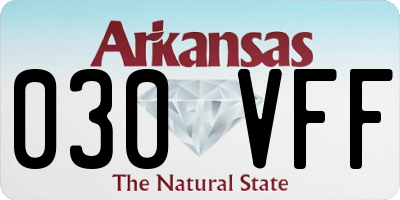 AR license plate 030VFF