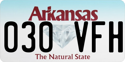 AR license plate 030VFH