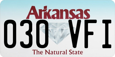 AR license plate 030VFI