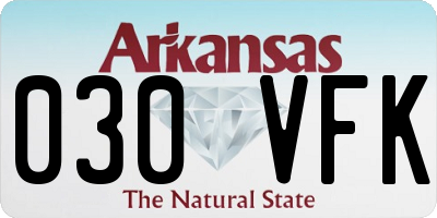 AR license plate 030VFK