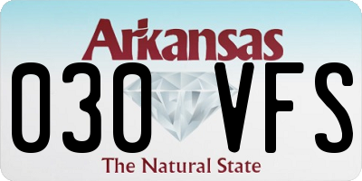 AR license plate 030VFS