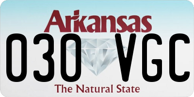 AR license plate 030VGC