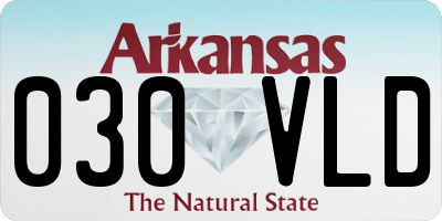 AR license plate 030VLD