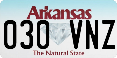 AR license plate 030VNZ