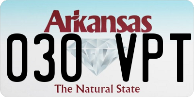 AR license plate 030VPT