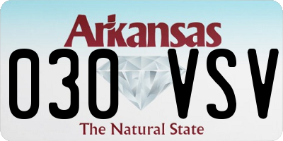 AR license plate 030VSV